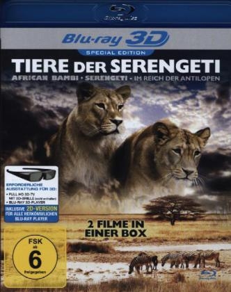 Tiere der Serengeti 3D, 1 Blu-ray (Special Edition)