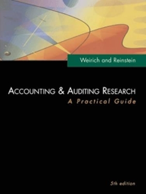 Accounting and Auditing Research - Thomas R. Weirich, D.J. Karmon, Alan Reinstein