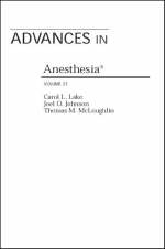 Advances in Anaesthesia -  Lake