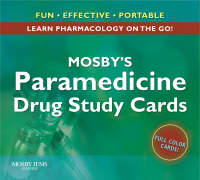 Mosby's Paramedicine Drug Study Cards -  Jones &  Bartlett Learning, Michael Pieretti