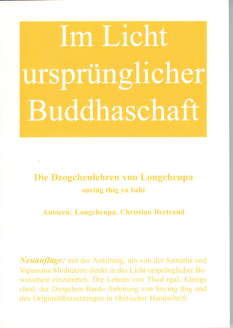 Im Licht ursprünglicher Buddhaschaft - Christian Bertrand