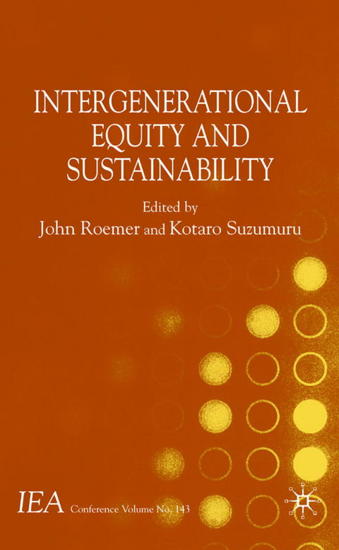 Intergenerational Equity and Sustainability - 