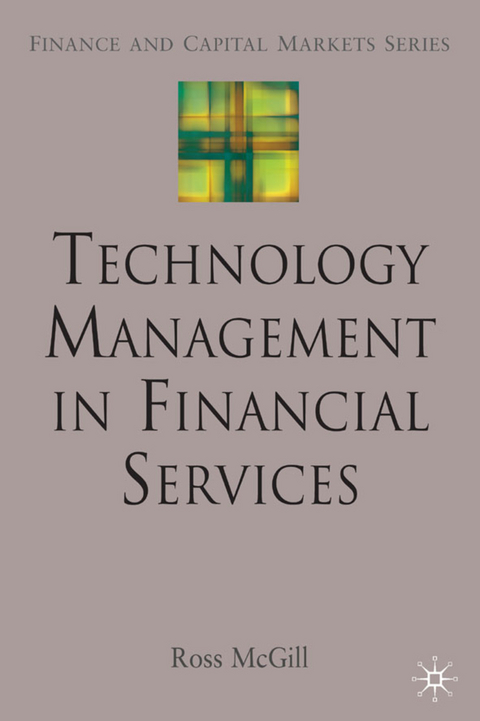 Technology Management in Financial Services - R. McGill