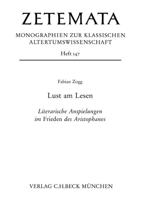 Lust am Lesen - Fabian Zogg