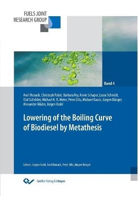 Lowering of the boiling curve of biodiesel by metathesis - 