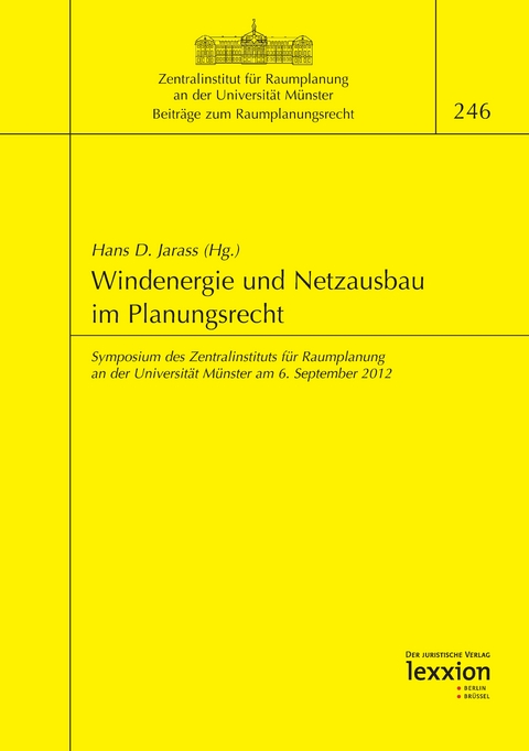 Windenergie und Netzausbau im Planungsrecht - 