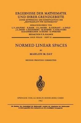 Normed Linear Spaces - Mahlon M Day