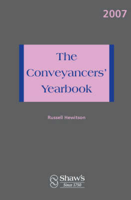 The Conveyancers' Yearbook - Russell Hewitson