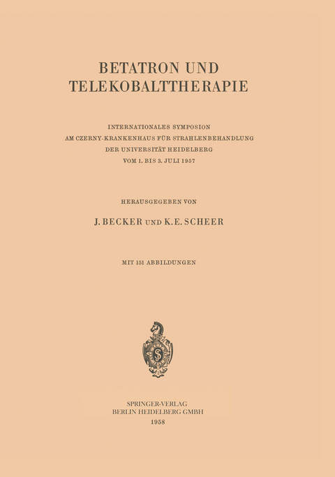 Betatron und Telekobalttherapie - 