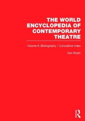 World Ency Cont Theatre   V1-6 - 