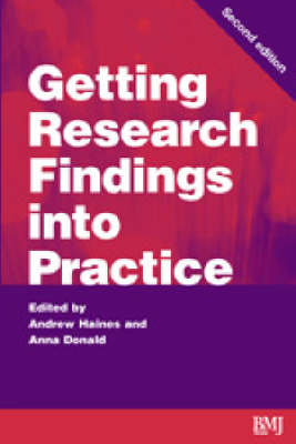 Getting Research Findings into Practice - 