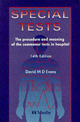 Special Tests - David M. D. Evans