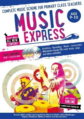 Music Express: Age 9-10 (Book + 3CDs + DVD-ROM) - Helen MacGregor