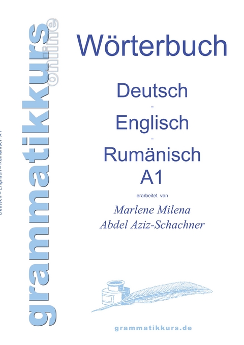 Wörterbuch Deutsch - Englisch - Rumänisch A1 -  Marlene Abdel Aziz - Schachner