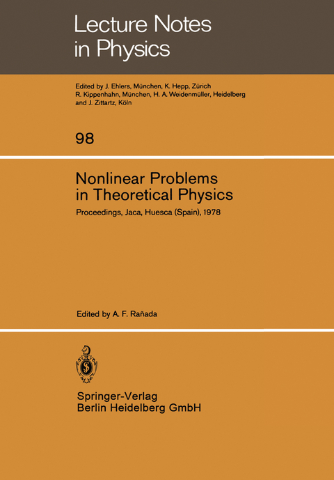 Nonlinear Problems in Theoretical Physics - 