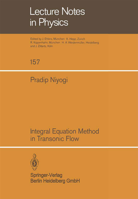 Integral Equation Method in Transonic Flow - P. Niyogi