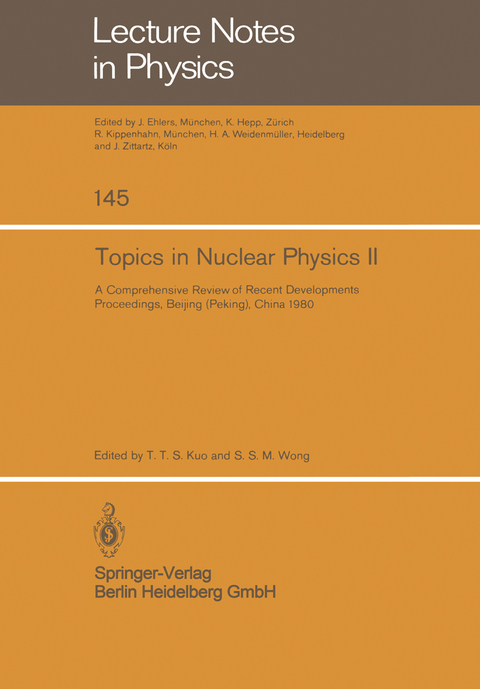 Topics in Nuclear Physics II - 