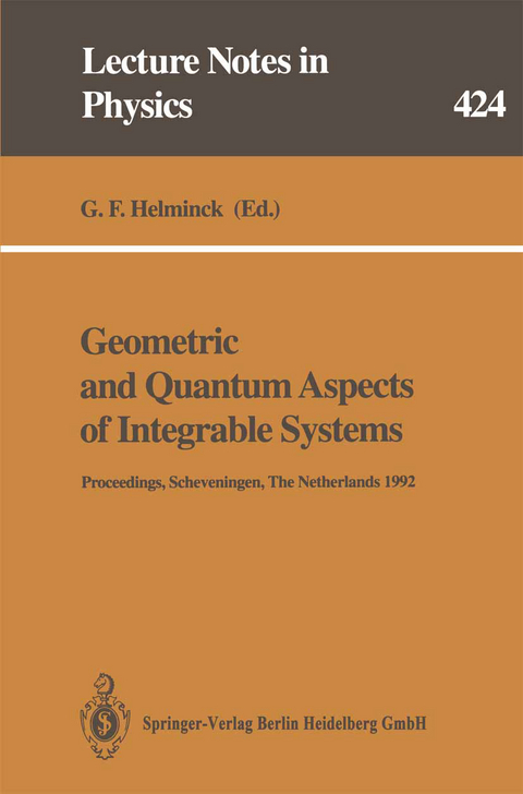 Geometric and Quantum Aspects of Integrable Systems - 