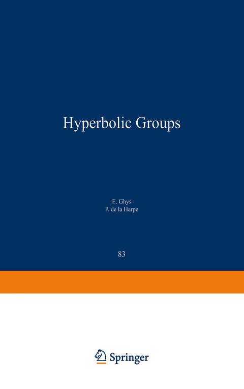 Sur les Groupes Hyperboliques d’après Mikhael Gromov - 