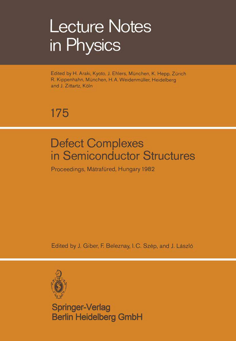 Defect Complexes in Semiconductor Structures - 