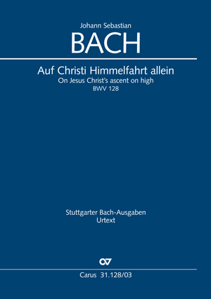 Auf Christi Himmelfahrt allein (Klavierauszug) - Johann Sebastian Bach