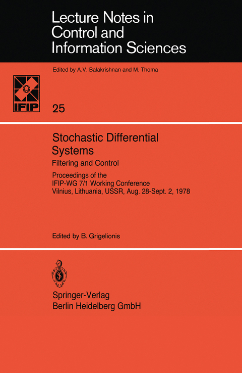 Stochastic Differential Systems - 