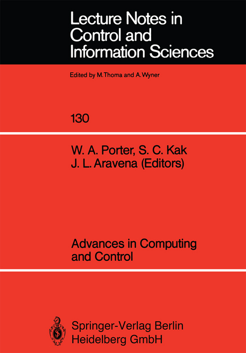 Advances in Computing and Control - 