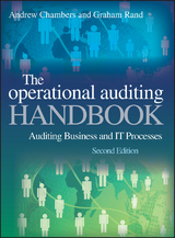 Operational Auditing Handbook -  Andrew Chambers,  Graham Rand