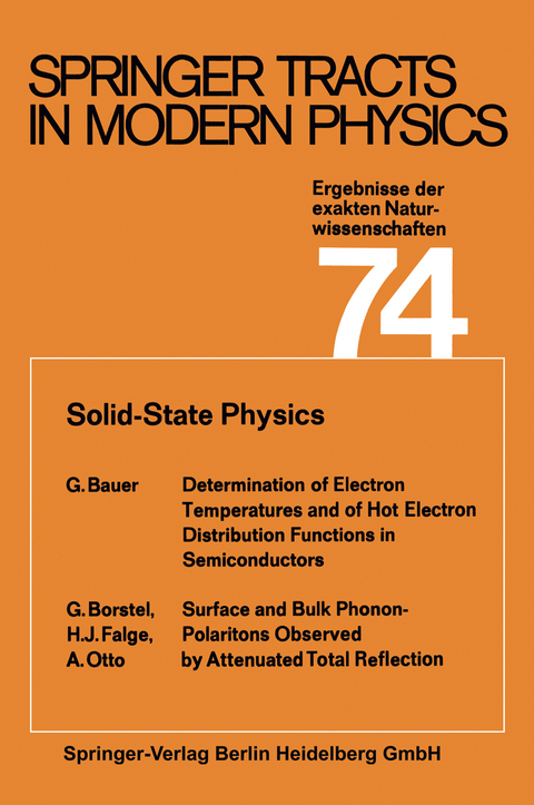 Solid-State Physics - G. Bauer, G. Borstel, H. J. Falge, A. Otto