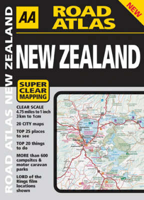 AA Road Atlas New Zealand - 