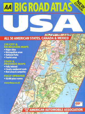 Big Road Atlas USA, Canada and Mexico -  Automobile Association