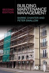 Building Maintenance Management -  Barrie Chanter,  Peter Swallow