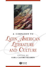 A Companion to Latin American Literature and Culture - 