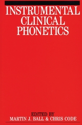 Instrumental Clinical Phonetics - 