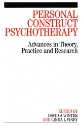 Personal Construct Psychotherapy - David A. Winter, Linda Viney