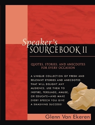 Speakers Sourcebook II - Glenn Van Ekeren