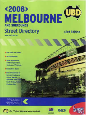 UBD Melbourne and Surrounds Street Directory