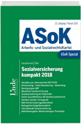 ASoK-Spezial Sozialversicherung kompakt 2018 - Höfle, Wolfgang; Freudhofmeier, Martin
