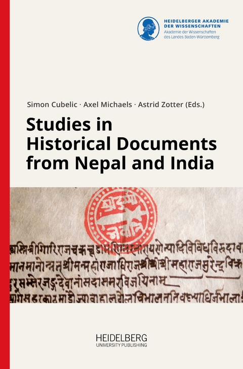 Studies in Historical Documents from Nepal and India - 