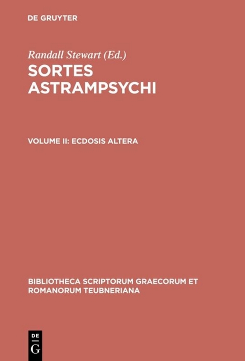 Sortes Astrampsychi / Ecdosis altera - 