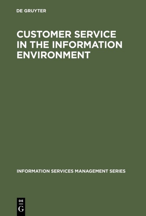 Customer Service in the Information Environment - 