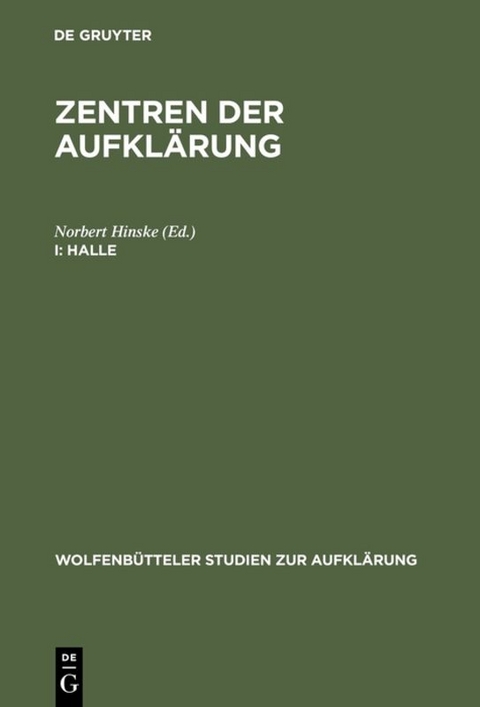 Zentren der Aufklärung / Halle - 