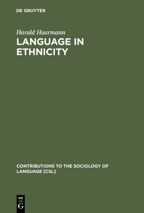 Language in Ethnicity - Harald Haarmann