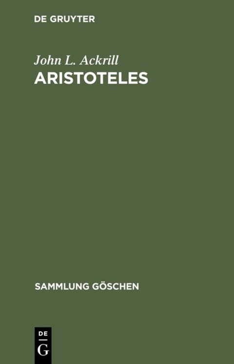 Aristoteles - John L. Ackrill