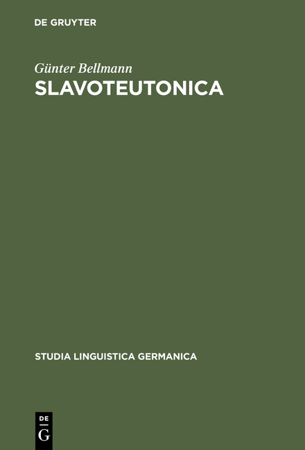 Slavoteutonica - Günter Bellmann