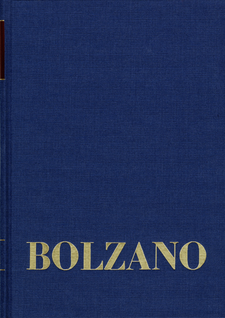 Bernard Bolzano Gesamtausgabe / Reihe II: Nachlaß. B. Wissenschaftliche Tagebücher. Band 9,1: Miscellanea Mathematica 15 - Bernard Bolzano