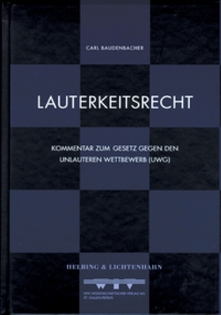 Lauterkeitsrecht - Carl Baudenbacher