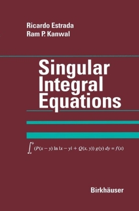 Singular Integral Equations -  Ricardo Estrada,  Ram P. Kanwal