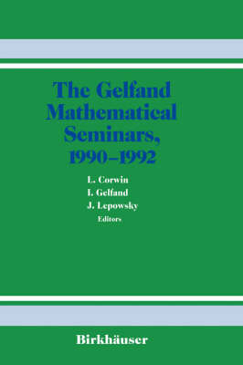 Gelfand Mathematical Seminars, 1990-1992 - 