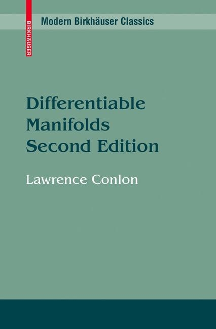 Differentiable Manifolds -  Lawrence Conlon